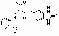 Pigment-galben-154-moleculara-Structura