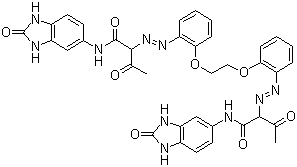 Pigment Galben-180-moleculara-structura
