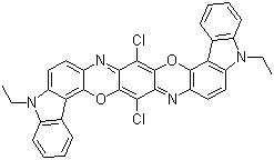 Pigment-violet-23-moleculara-structura